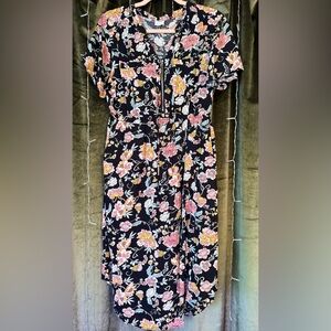 Knee-length, Floral Dress - Rivers - size 10 AU - US 6